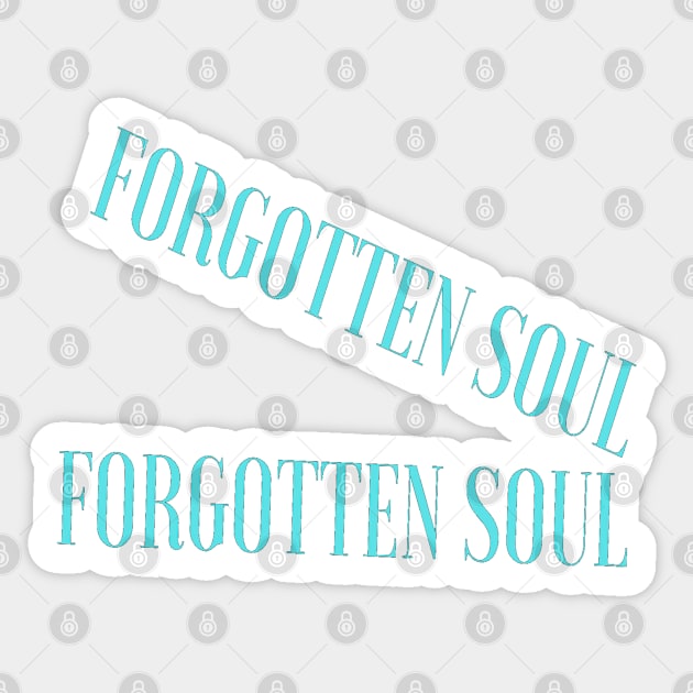 Forgotten Soul Sticker by BRIJLA